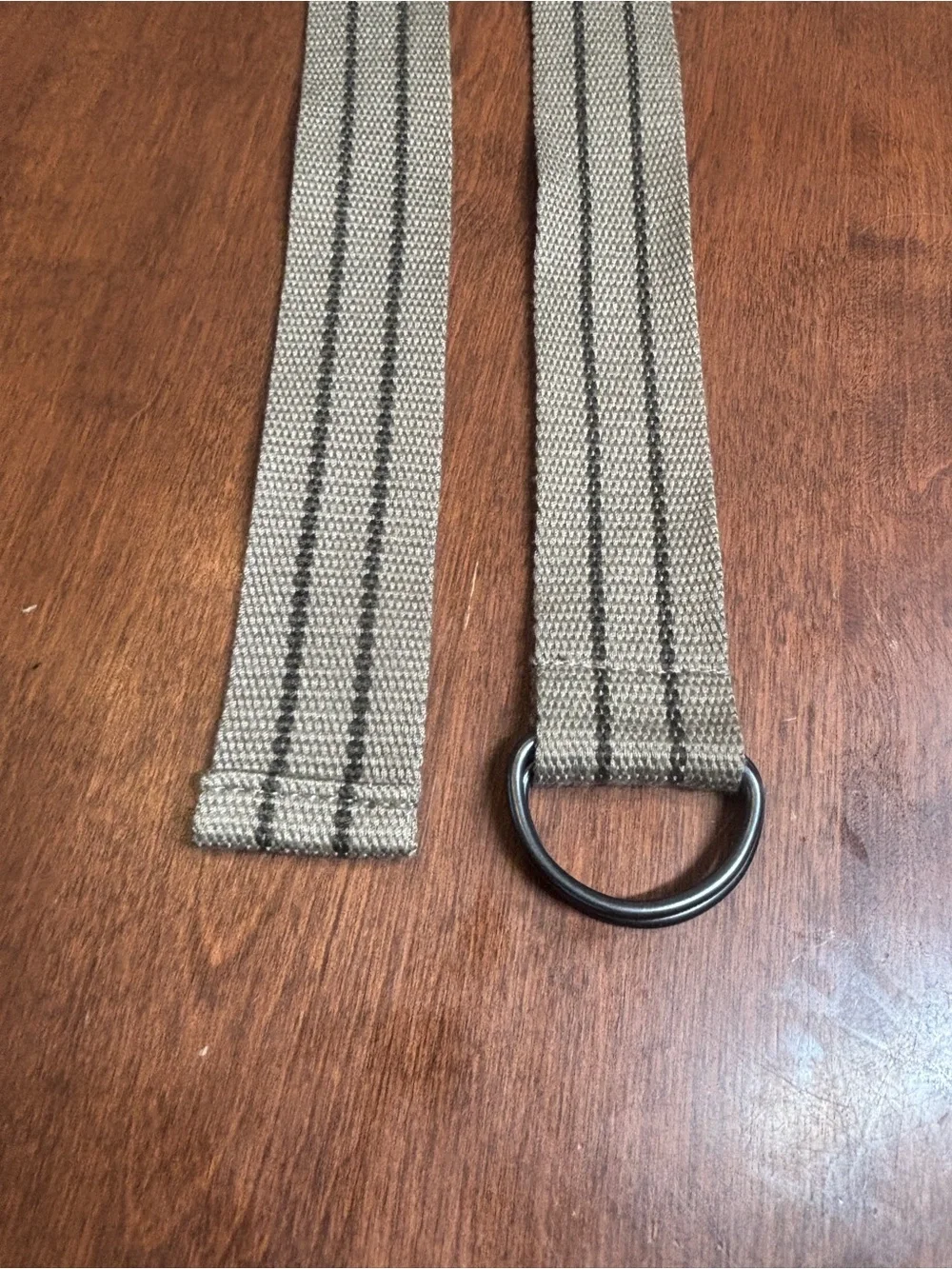 Men's D-Ring Web Belt